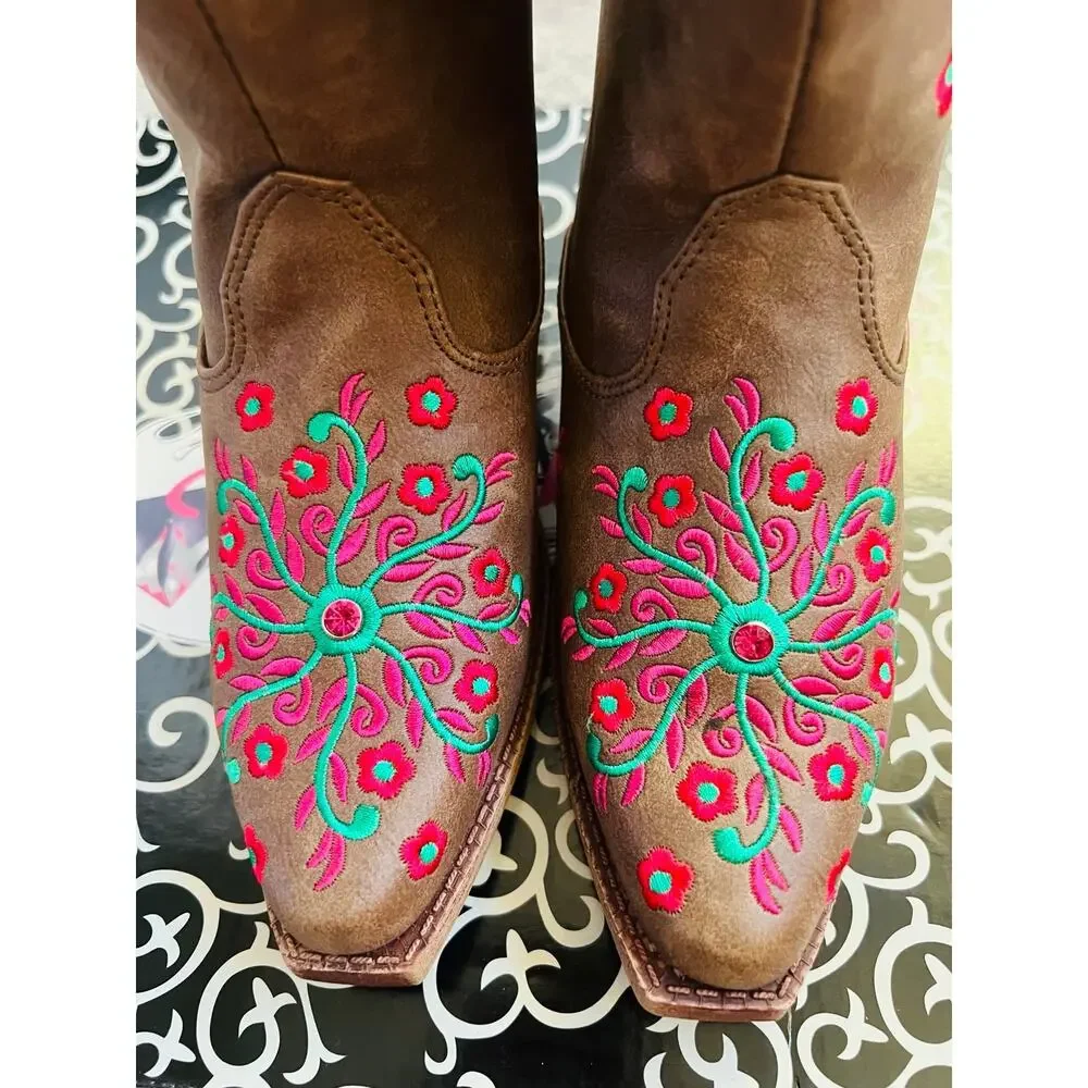 NIB❤️M&F Western Kids Cow Girl's Boot sz1.5